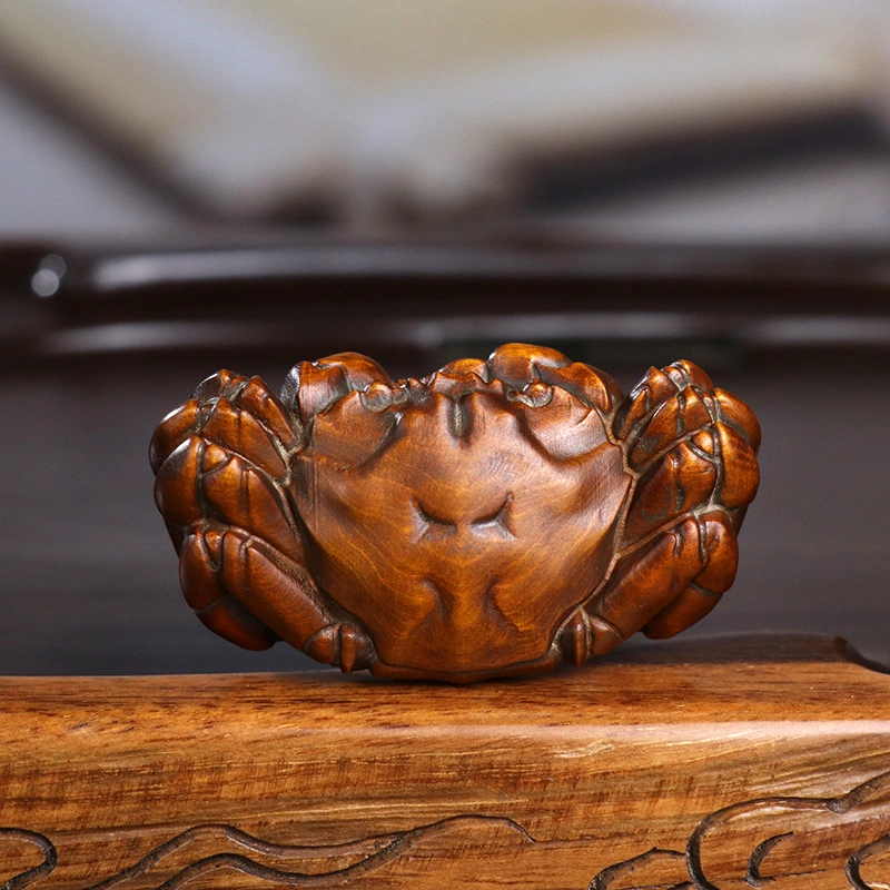 Boxwood Carving Crab All Over The World Solid Wood Rich World Crafts