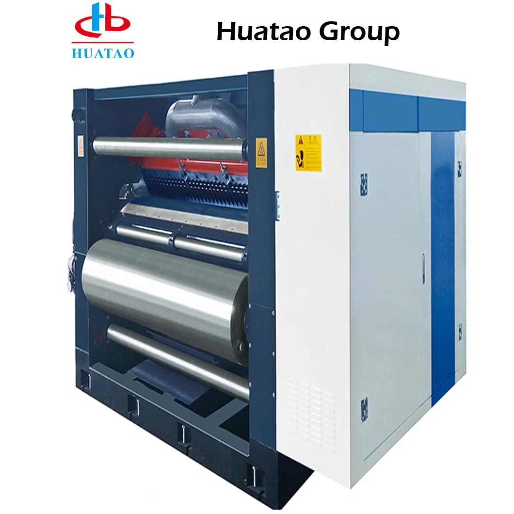 ISO9001 Approved Corrugated Cardboard Production Line Huatao B Flute Single Facer