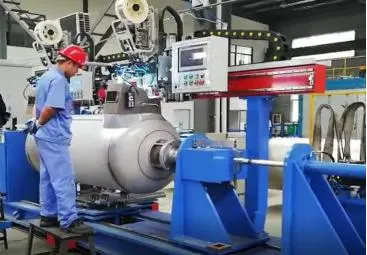 Circular Seam Mag Automatic Welding Machine of Fire Extinguisher Cylinder Production Line