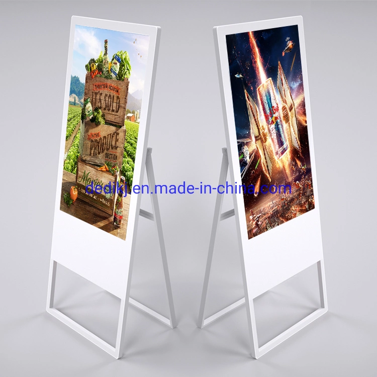 32/43/55 Inch Moveable WiFi Advertising LCD Billboard for Shopping Mall