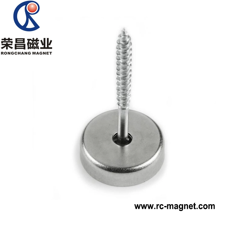 Strong Countersunk NdFeB Pot Magnet to Hold Door