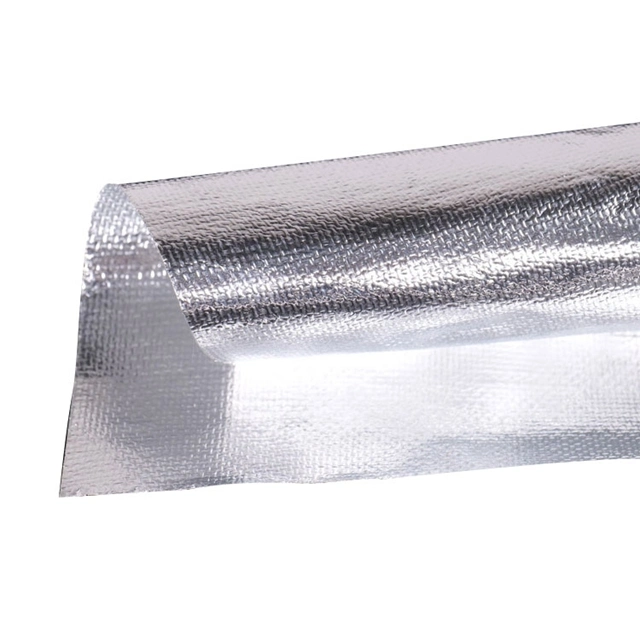 Heat Reflecting Fire Resistant Aluminum Foil Fiberglass Cloth