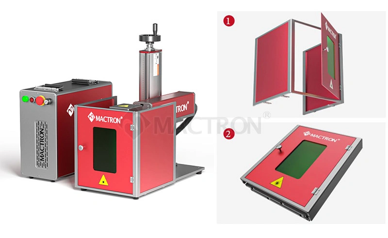 Mactron Raycus Jpt Metal Plastic Jewelry Gold Portable Fiber Laser Marking Machine for Sale