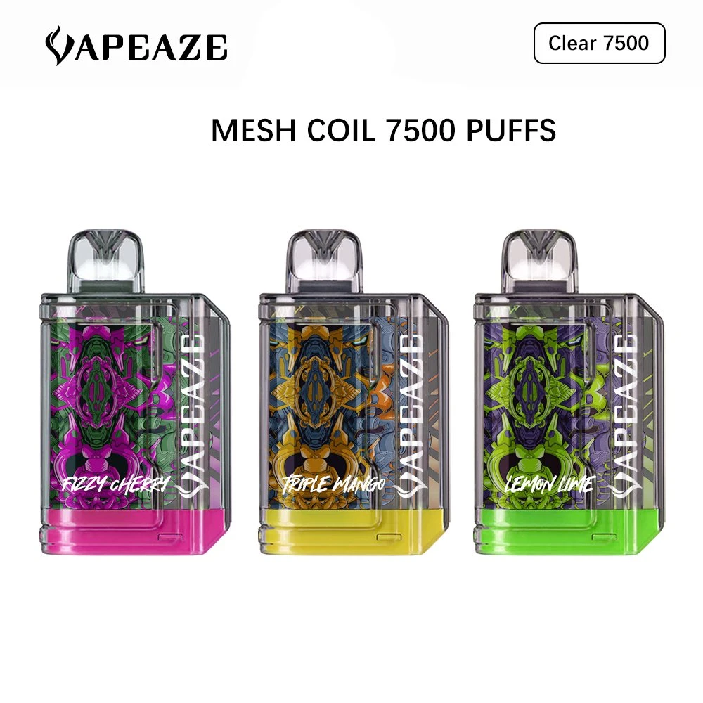 Clear7500 Puffs Vape Pod - 20 Flavors+ 16ml E-Liquid - Rechargeable - Wholesale/Supplier