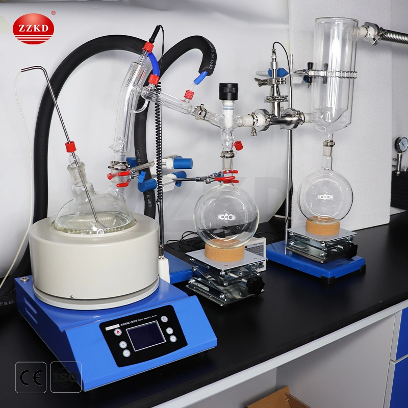 USA Instock Turnkey Solution Glass Lab Equipment Price Vacuum Distillation System Kit 2L 5L 10L Shortpath Short Path Distillation