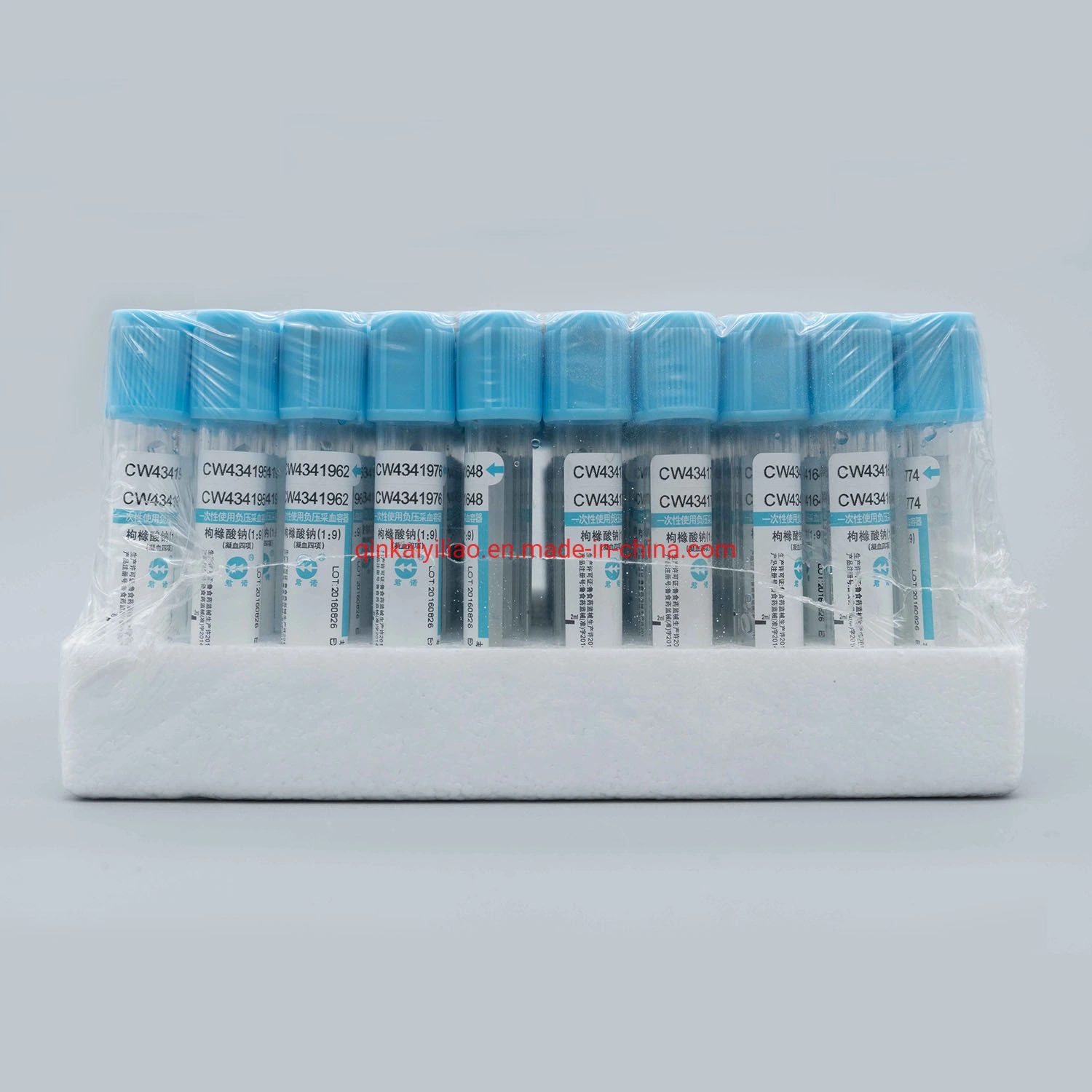 Disposable Plain Vacuum Blood Collection Tube