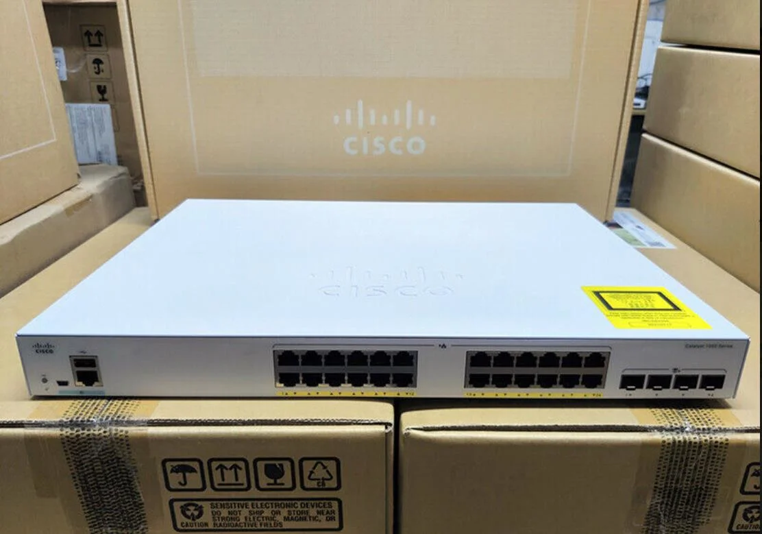 Cisco Catalyst 1000-24t-4G-L Network Switch, 24 Gigabit Ethernet Ports, Ethernet Switch