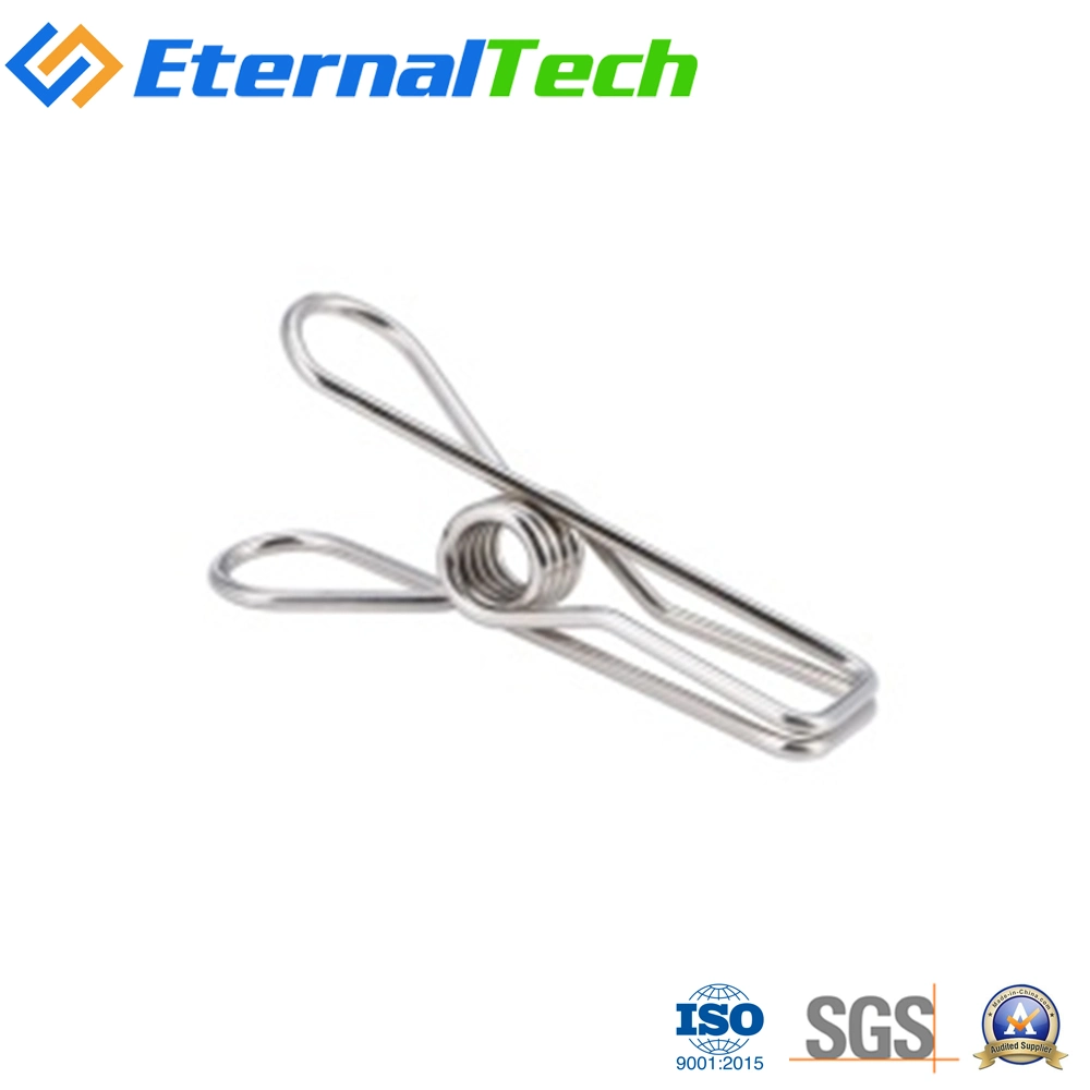 Stainless Peg Metal Hooks for Laundry and Small Metal Clothes Clips