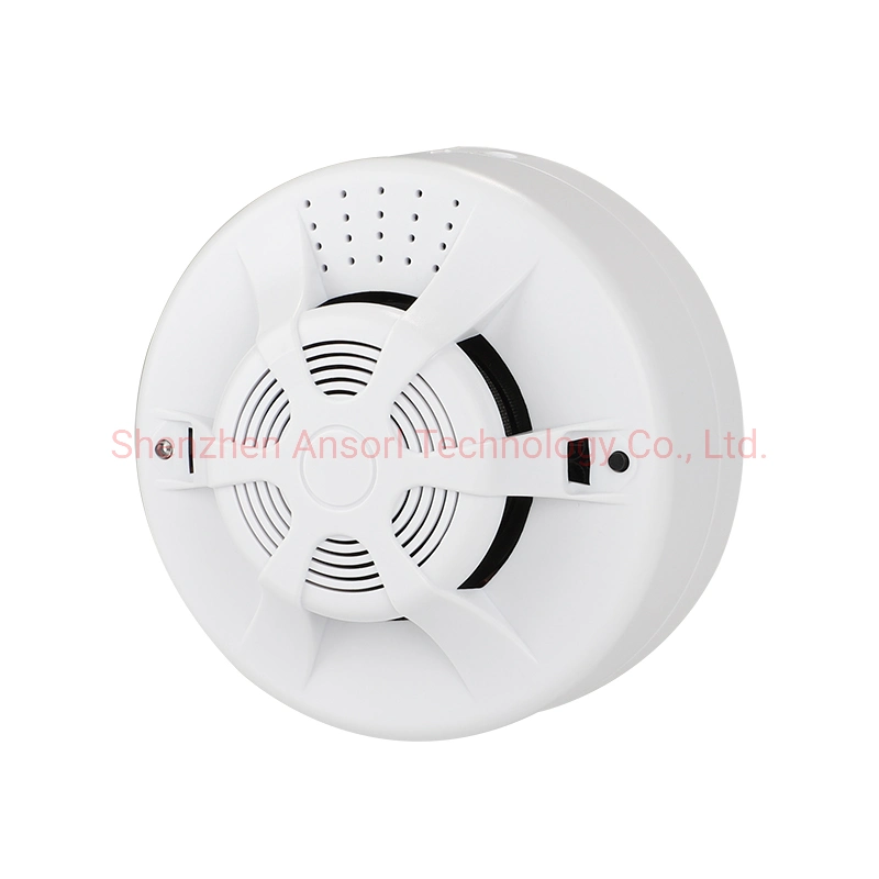 Fast Detection Home Alarm Optical Smoke and Heat Sensor Detector Battery Type