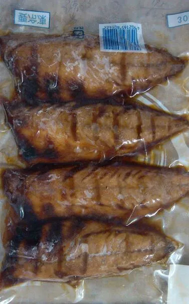 Halal Frozen Roasted Atlantic Mackerel Fillet, Saba Teriyaki