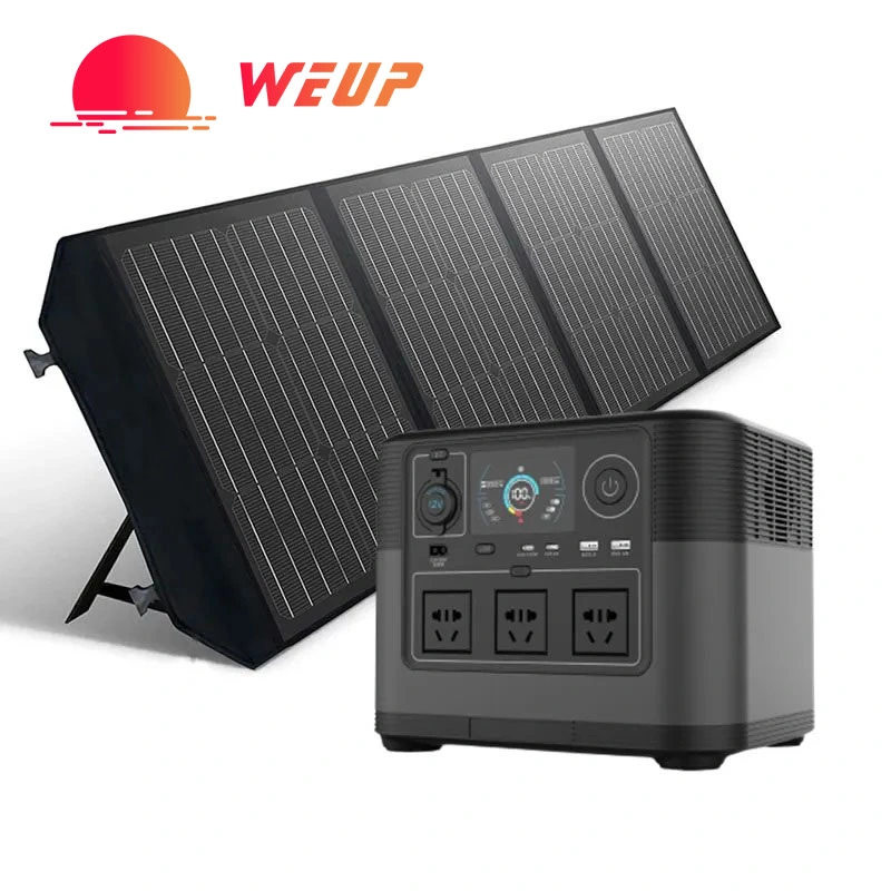 Top Quality Power Station 110V 220V 1200W Portable Power Bank Solar Charge for Home Emergency