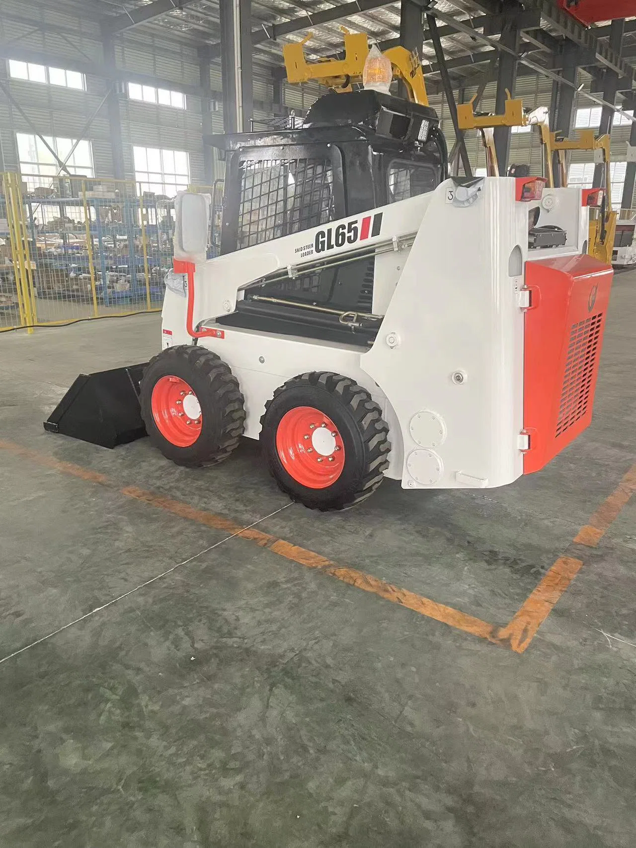 Work Weight 3000kg 3500kg Wheel Mini Skid Steer Loader