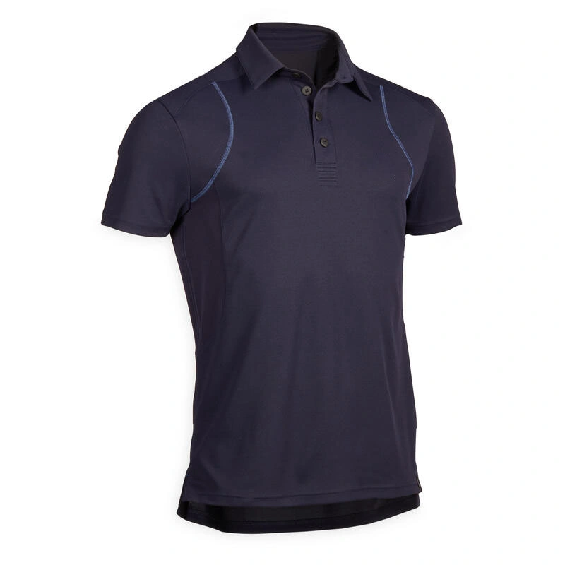Fábrica de directo de los hombres transpirable; S Navy camisas Polo ecuestre Protección UV para hombres camisetas