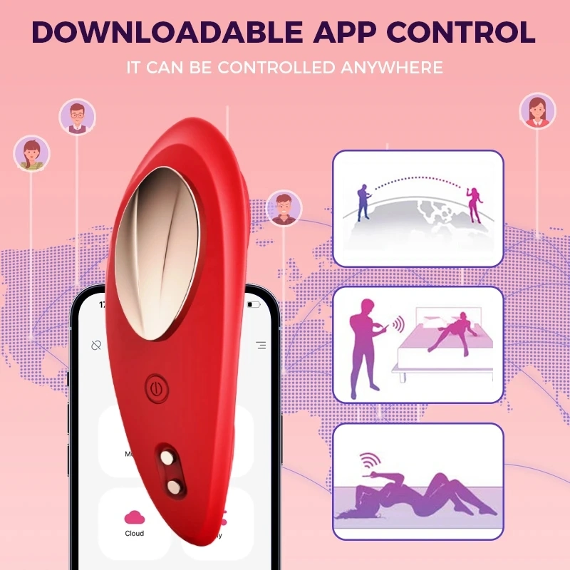 Panty Vibrator clítoris estimulación Vibrating Panties para mujeres con mando a distancia Vibra ropa interior