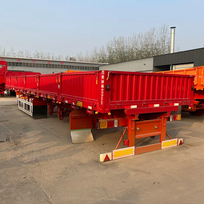 Customize Truck Semi Duty Farm Hydraulic Side Wall Semi Trailer for Sale