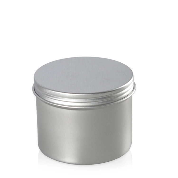 Metal Round Cosmetics Luxury 100ml almacenamiento latas para velas Tarro de aluminio