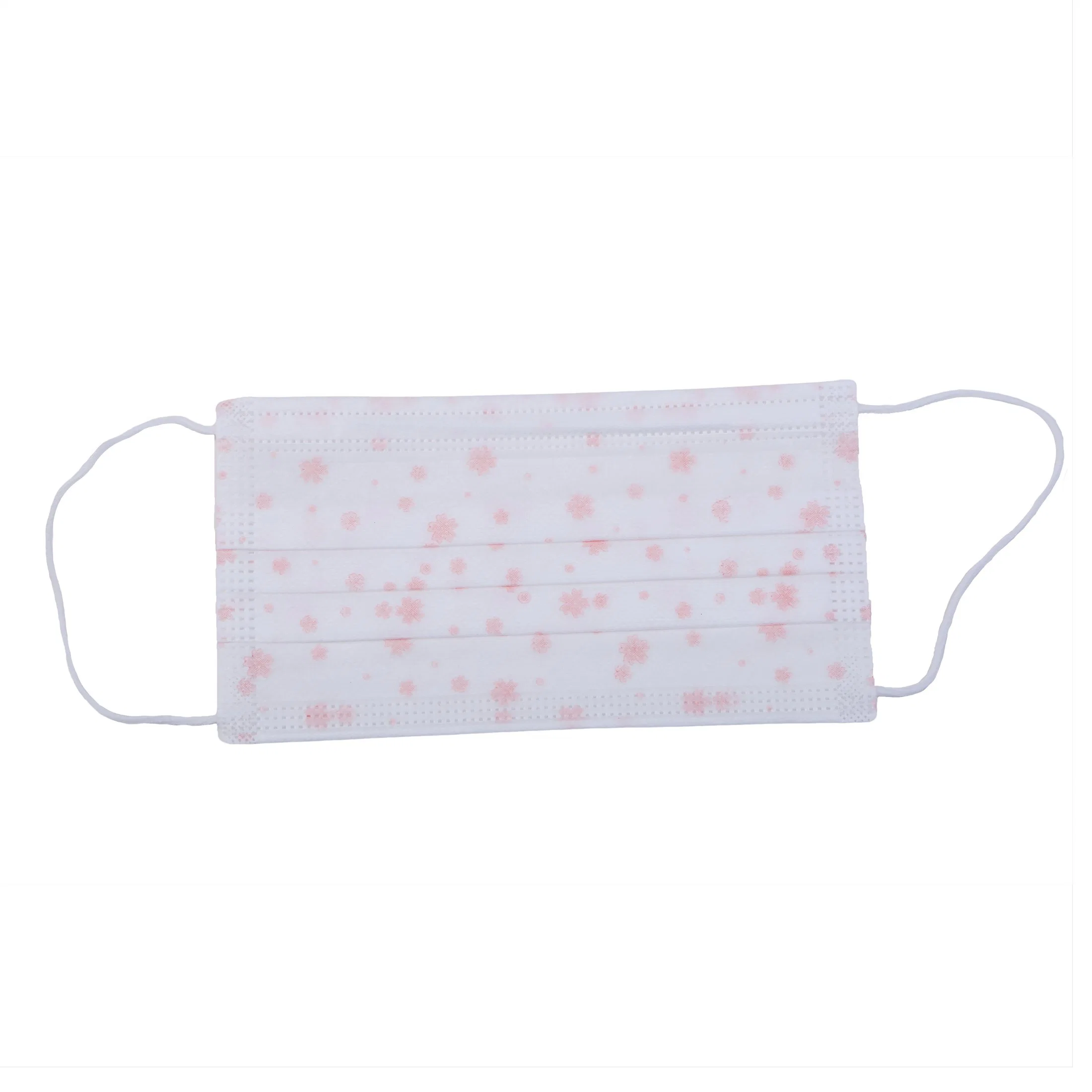 OEM Full Print Pattern Multi Colour 3 Ply Disposable Surgical Face Mask White List En14683 Type Iir