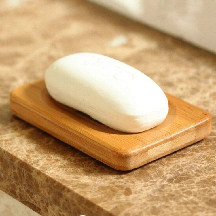 Natural Bamboo Soap Dish New Portable Bamboo Soap Dish