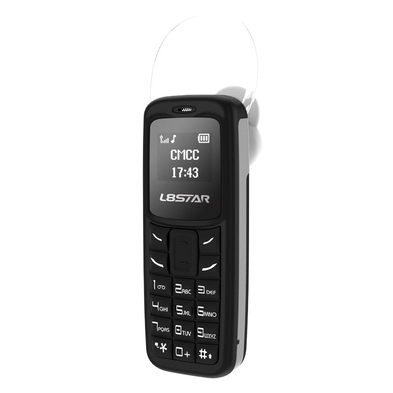 A fábrica Noki L8star BM30 Pequena Mini Telemóvel Bluetooth Celular Slots duplo SIM com gancho de orelha