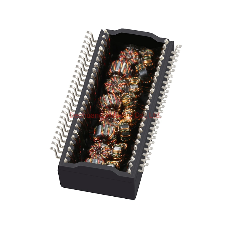 منفذ 4 SMD لمضخة البيانات H1234nl/Hx1234nl 10/100 Base-Tx 40 Pin وحدات تحويل LAN