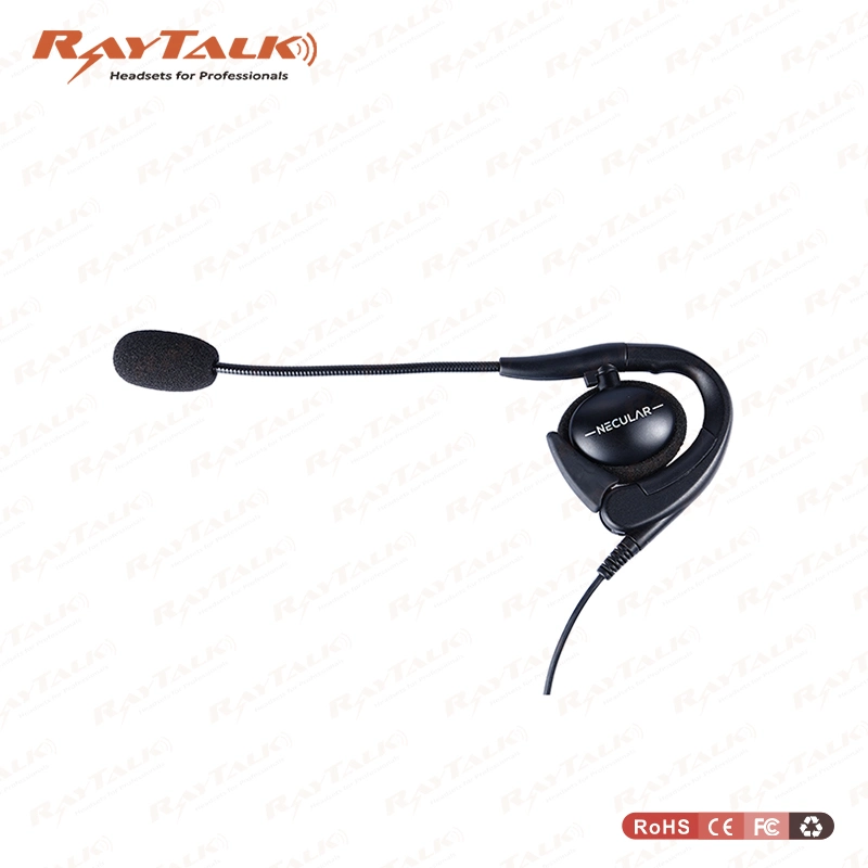 Tour Guide System 3.5mm Mini Headset Microphone D Shape Speaker