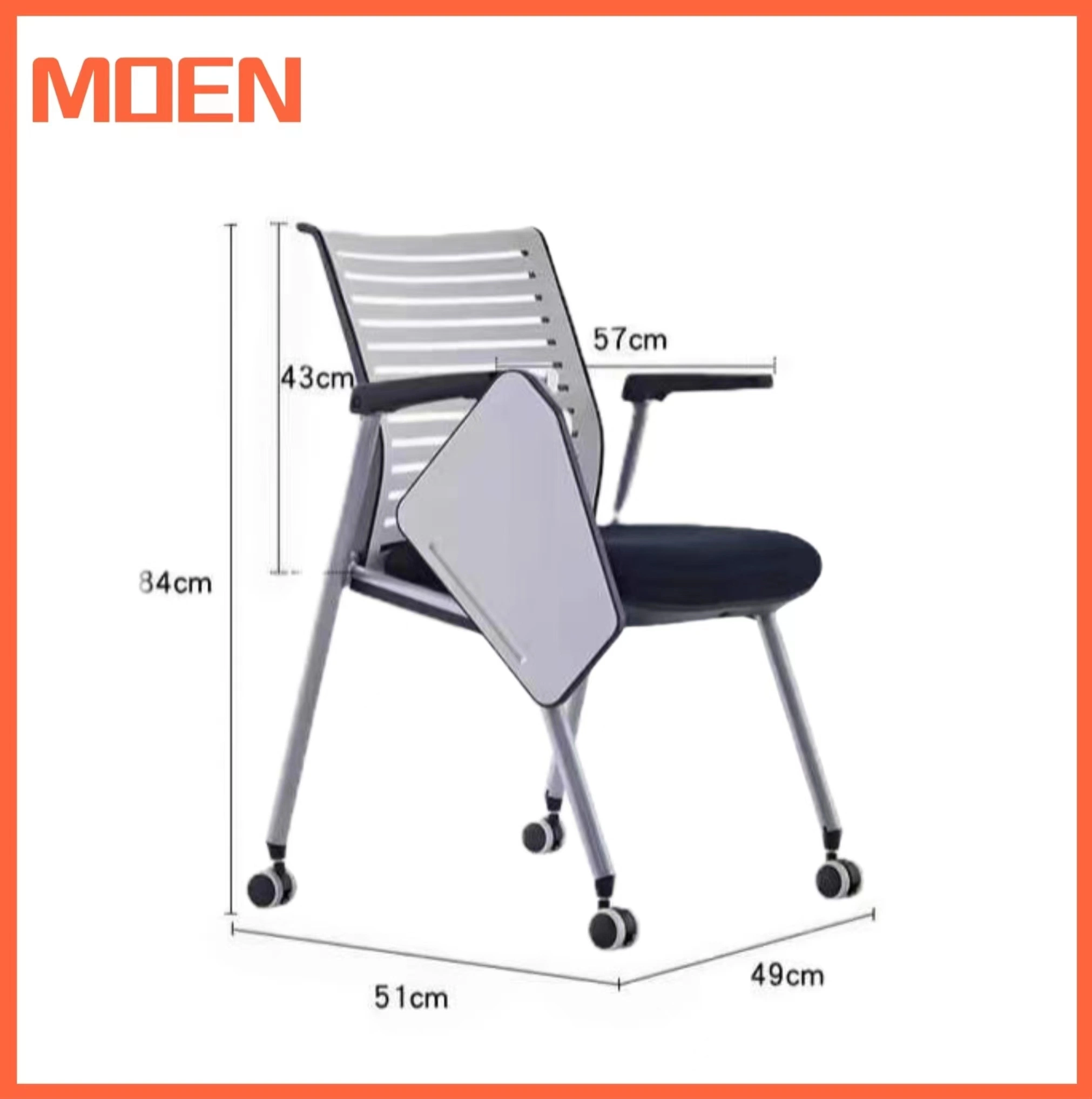Student Folding Study PP School Training Room Office Chairs N Table