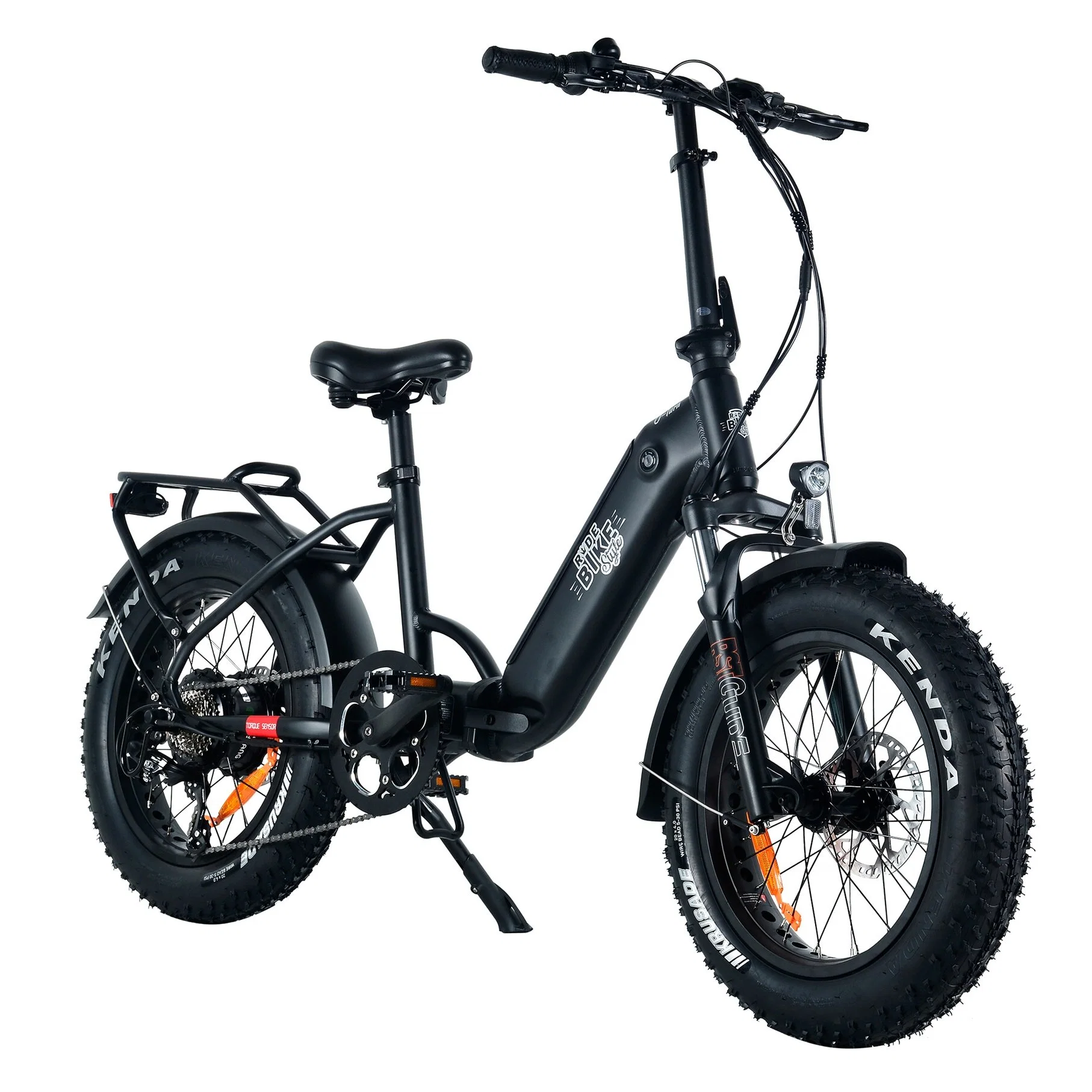 Vélo électrique pliable à cadre populaire 20-4.0" avec pneu gras de marque chinoise OEM