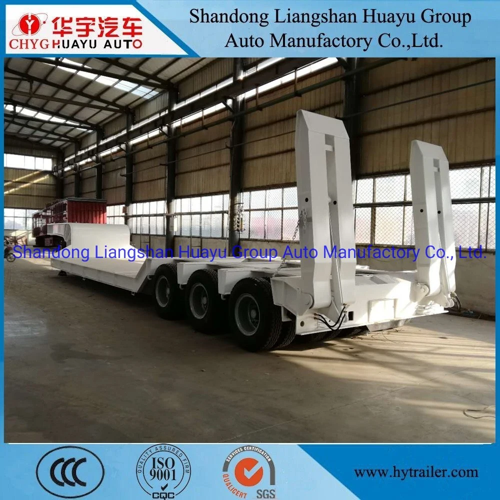 2 Lines / 3 Lines Heavy Equipment Transportation Semitrailers for Heavy Machine