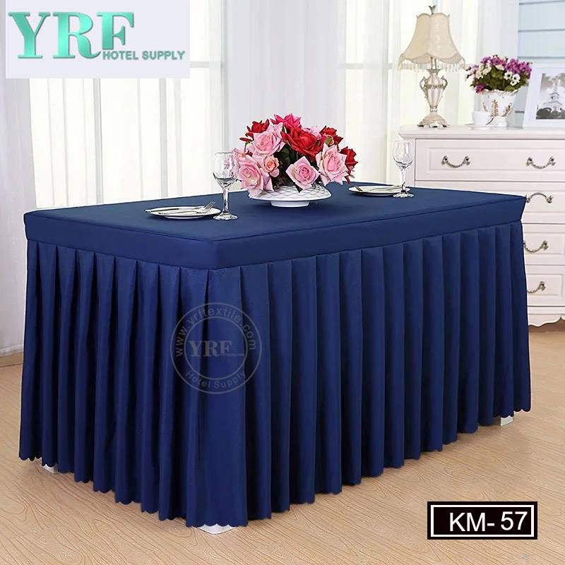 Steps in Table Skirting Decorative Table Skirts Scuba Tablecloth for Wedding