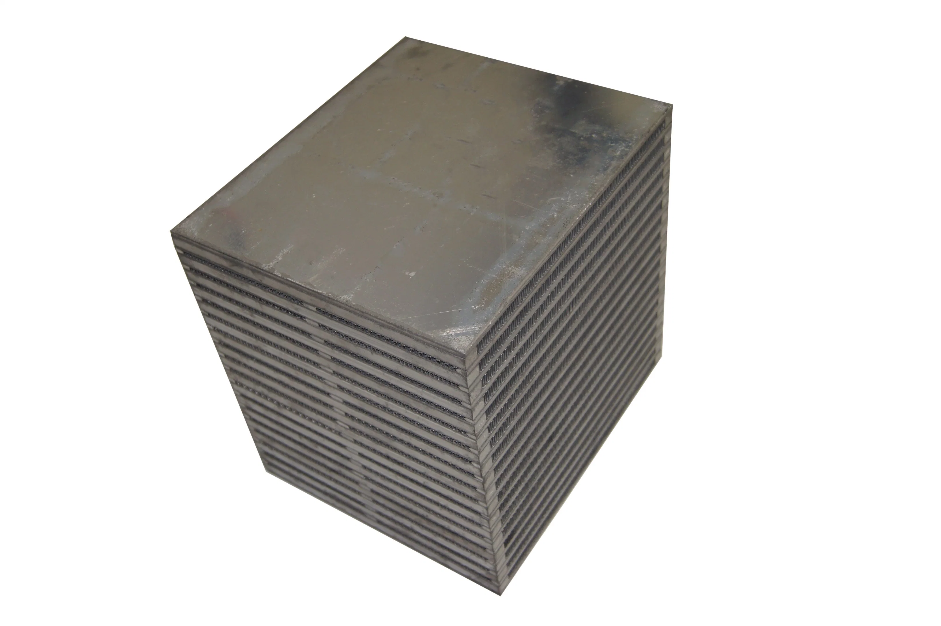 Bar-Plate Fin Heat Exchanger Radiator for Small Machinery