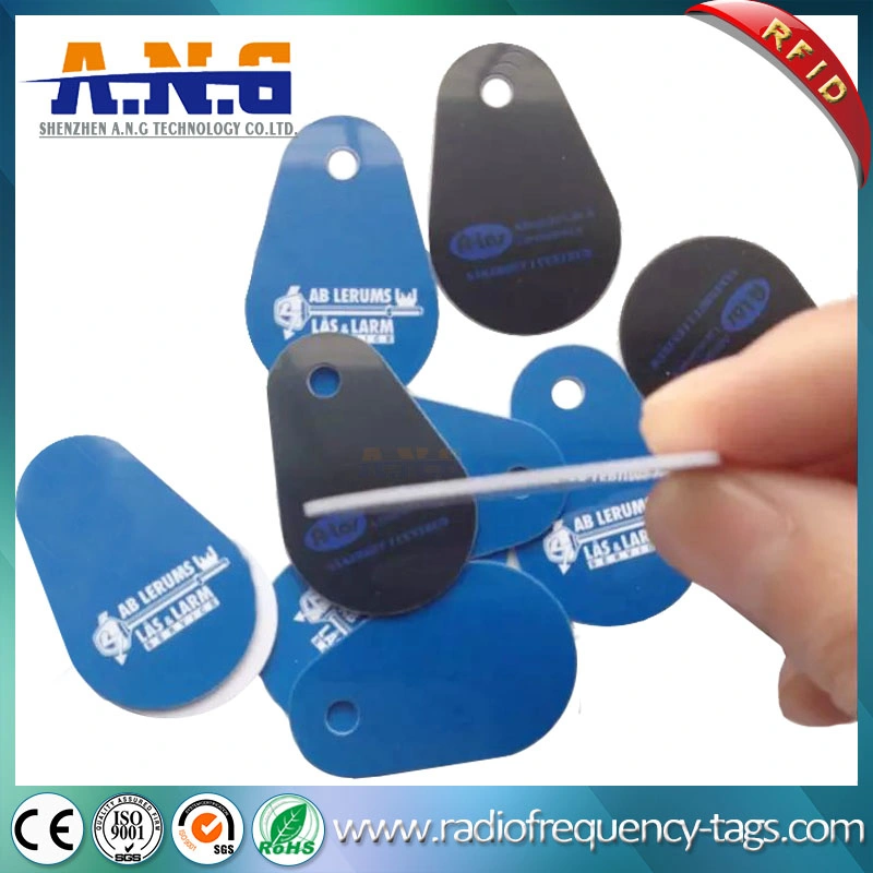 IP68 Passive Glassfiber Custom Printed Cards / RFID Smart Key Fob