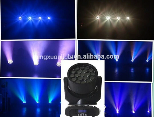 19X12W RGBW Moving Head LED Beam Light