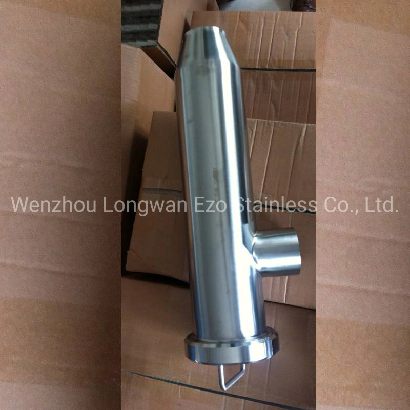 Stainless Steel Hygienic Purifying L Type Side Entry Filter Strainer for Water