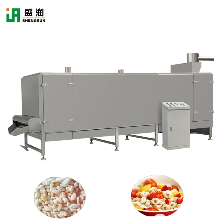 Shengrun Inox material Processing Line Delicious Corn flakes Food Linha de processamento