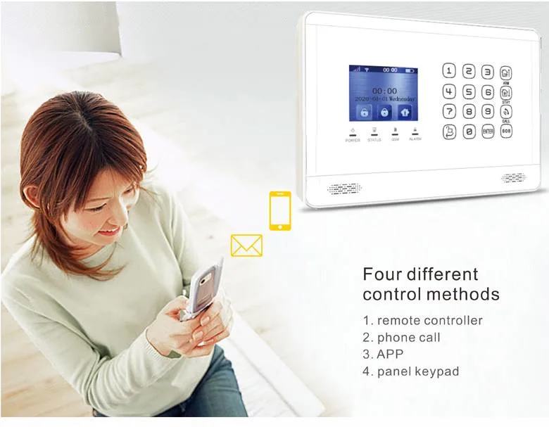 Tuya GSM WiFi Residencial Wireless Smart Home Automation Seguridad Burglar Sistemas de alarma