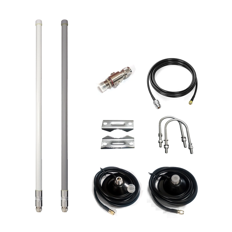 Long Range WiFi Antenna 5km High Gain Omnidirectional 2.4G Fiberglass Antenna