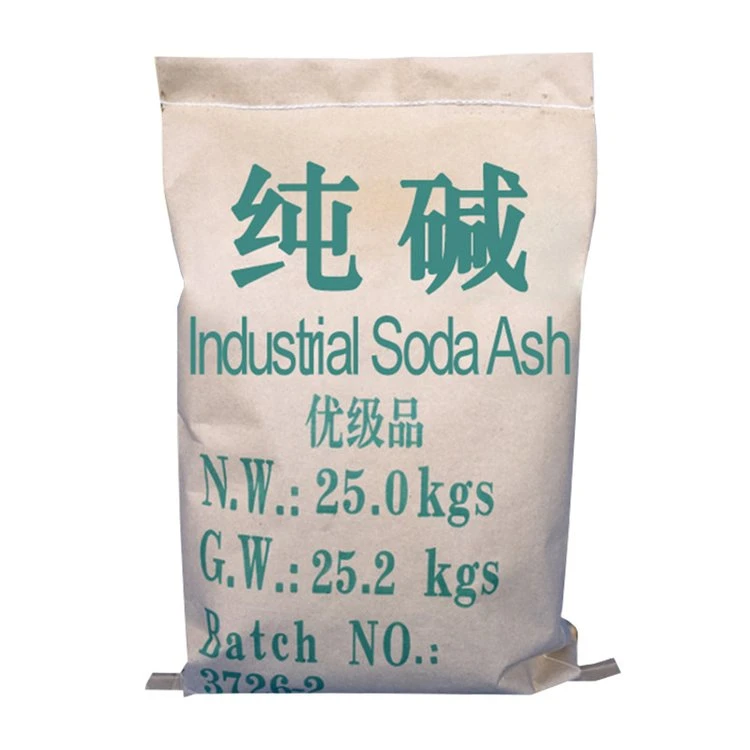 Soude légère/dense Na2CO3 99,2% Carbonate de sodium Soude pour la fabrication du verre