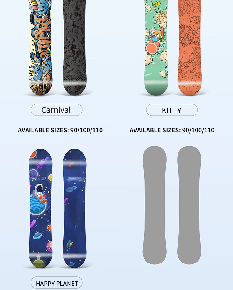 Skis à planche unique pour enfants, skis polyvalents pour adolescents dans toutes les régions.