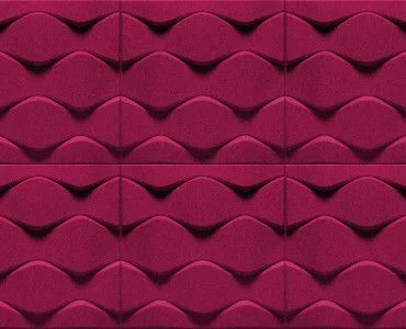 100% Recycle Pet Acoustic Panels 3D Soundproof Wall Panel with Better Sound Absorption