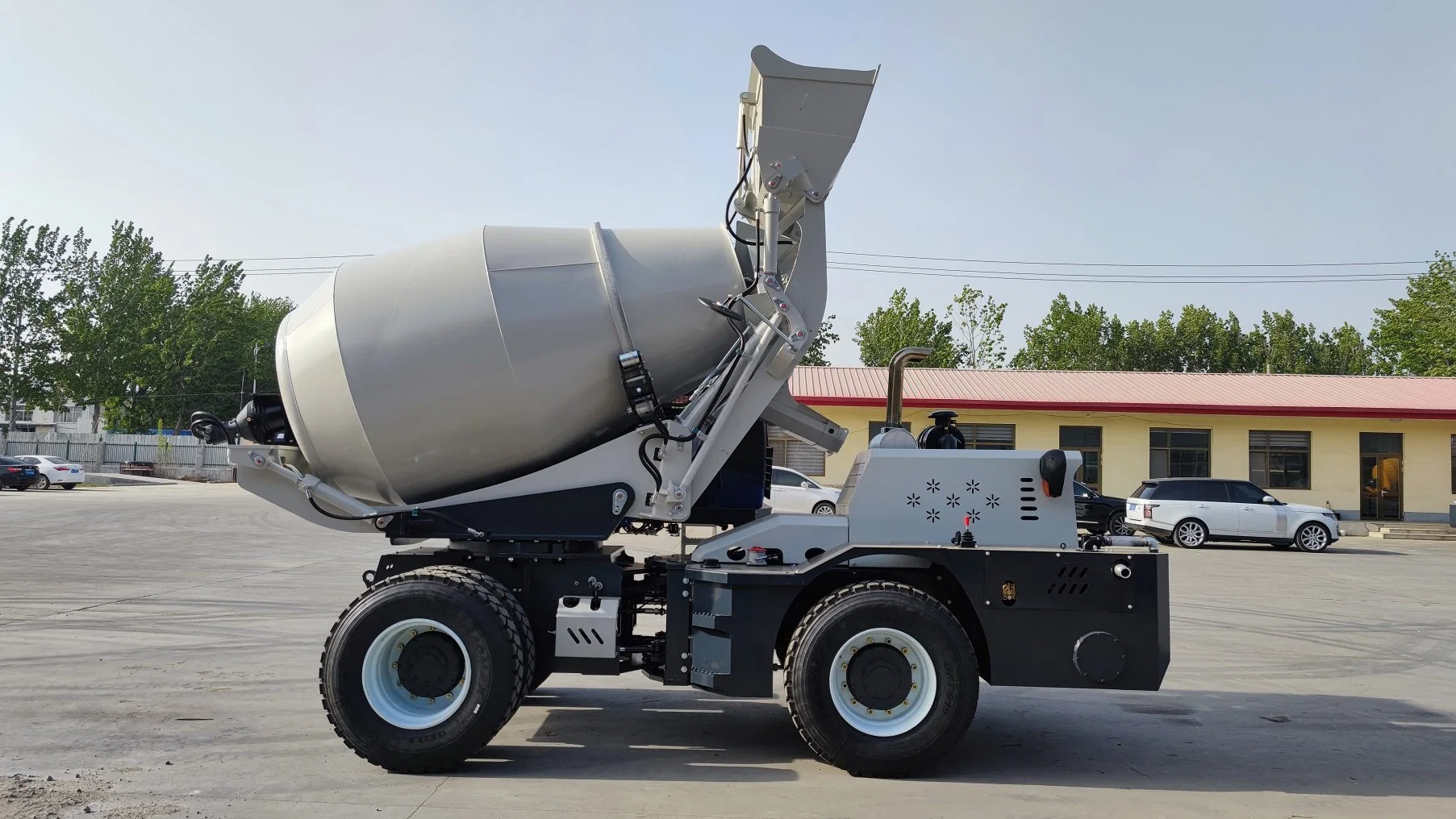 Mx2000 Self Loading Concrete Mixer Drum Concrete Machinery