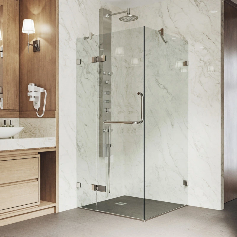 Shower Enclosure Frameless Tempered Glass Hot Selling Good Quality