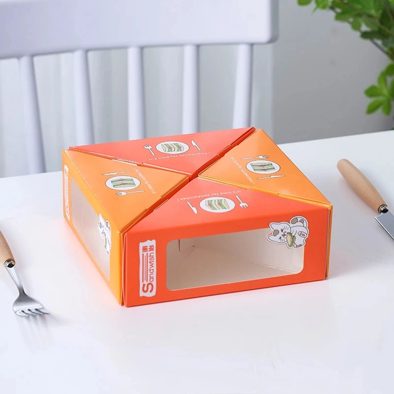 Burger Parcel Biodegradable Lunch Kraft Hamburger Box