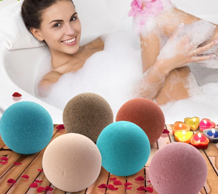 Fragrance Packing Custom Factory Bulk Order 230g SPA Home Use Body Bath Bubble Balls