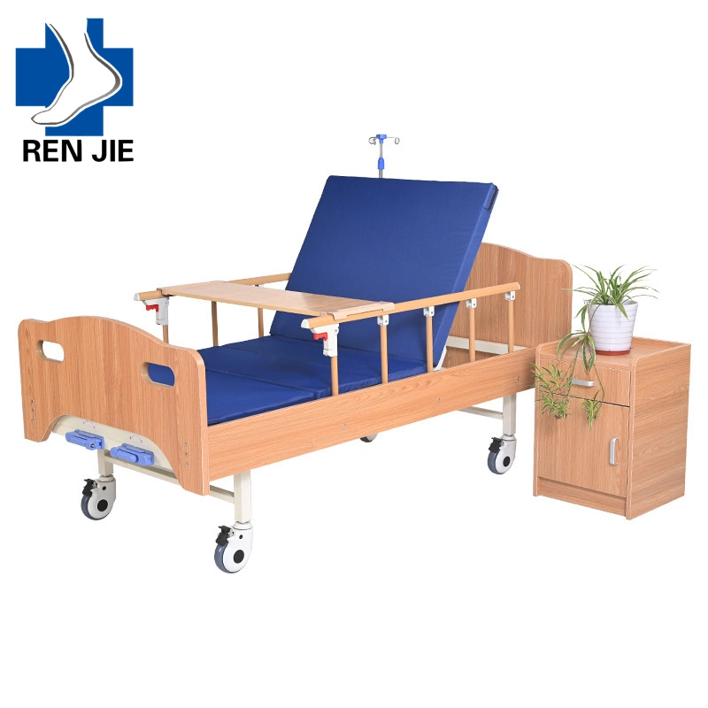 Hospital Furniture Single Crank Stainless Steel Nursing Care Bed Hospital Bed Medicai Equipment Suppliers