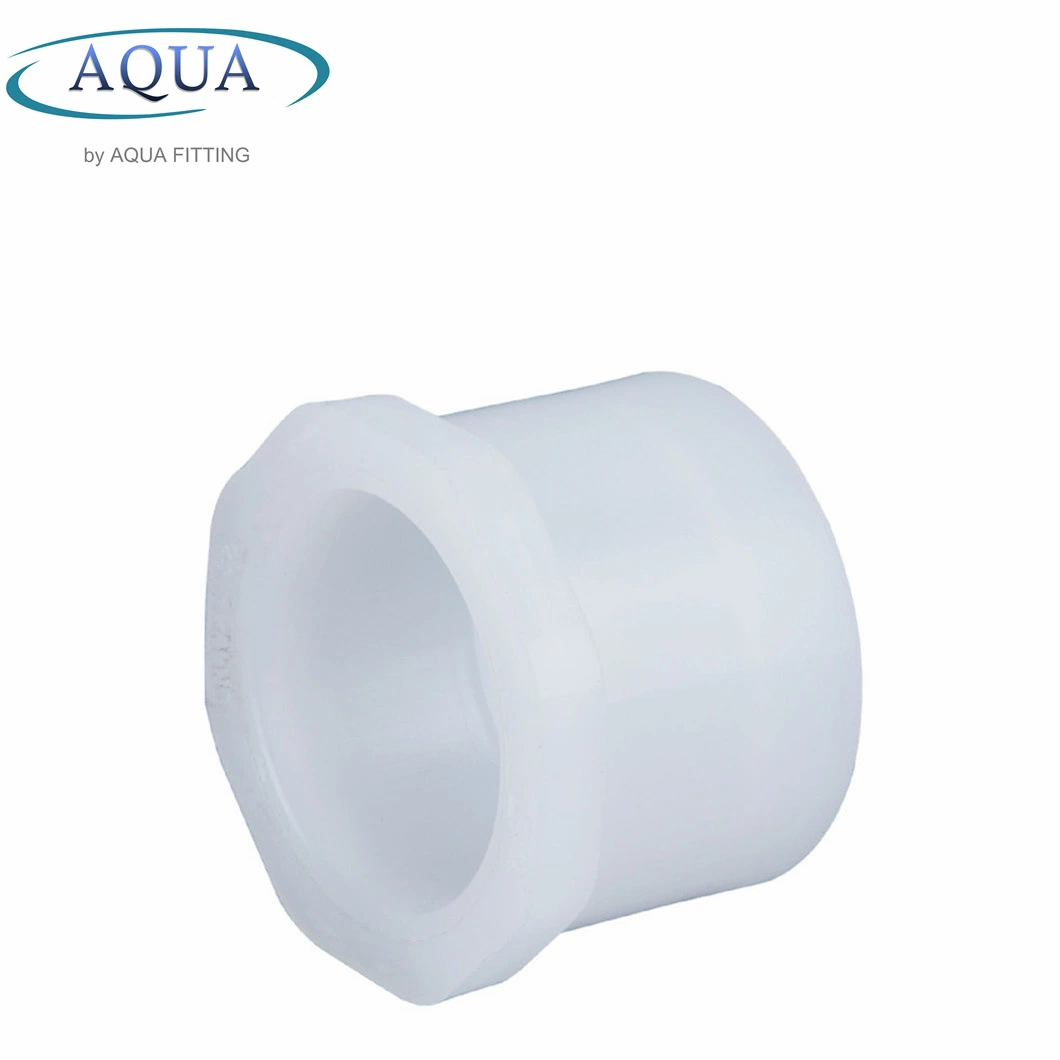 Round Flanged Plastic PVDF Bushing Sleeve for Industry