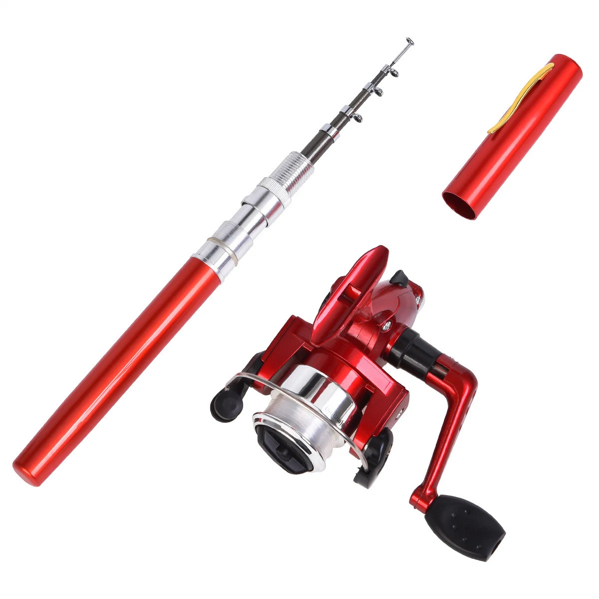 Pen Type Fishing Rod Spinning Wheel Two-Piece Set