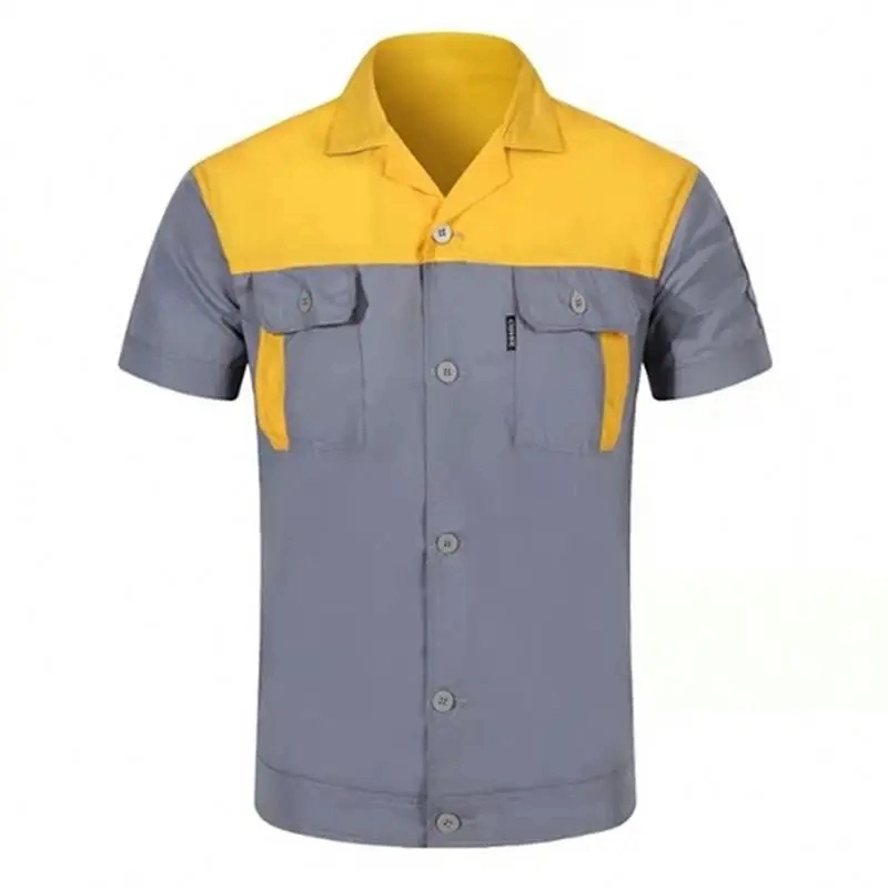 High quality/High cost performance  Best Seller OEM Workuniform Tshirt Safety Work Wear Short Sleeves