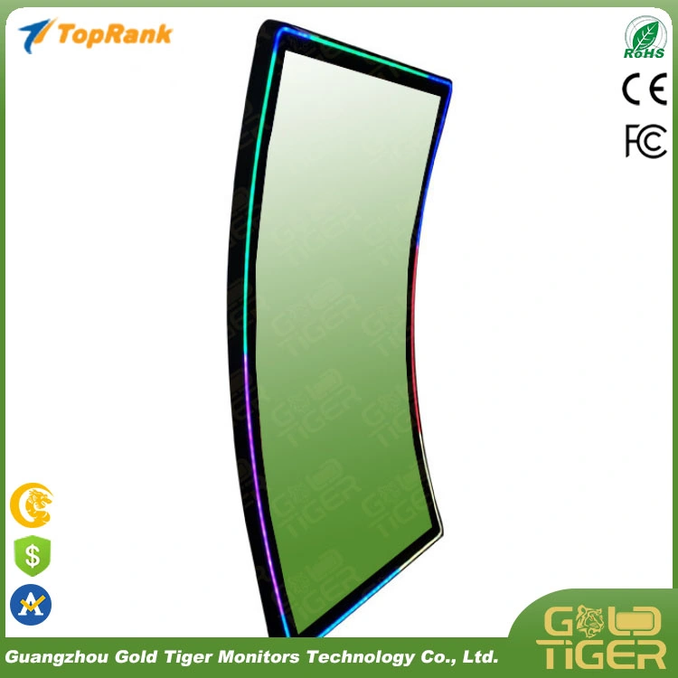 2023 mejor calidad Goldtiger personalizado 16: 9 3m Capacitive 4K Slot Juego pantalla LCD táctil 49 pulgadas de juego curvo Monitor