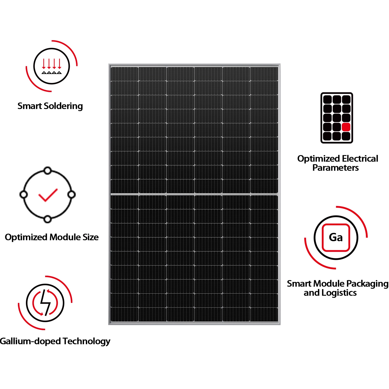 Longi/Mysolar Hi-Mo5m Lr5-72hph 540W 545W 550W 555W 560W Solar Panel for Home Power System