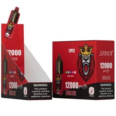 Nouvelle arrivée Sidia 12000bouffées Commerce de gros je Vape 20ml E-Liquide périphérique Vape Pen Bar Plus XXL